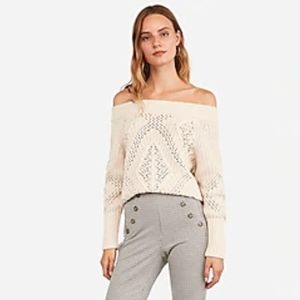 Express Off-the-shoulder Sweater
